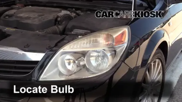 2009 Saturn Aura XR 3.6L V6 Lights Highbeam (replace bulb)